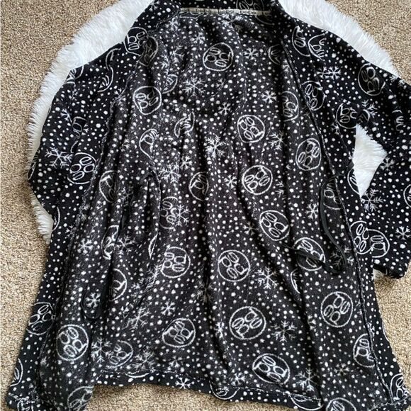 Bebe Robe Black White Women’s Size Medium No Belt - Picture 9 of 11